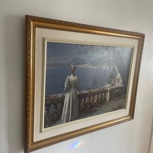 large antique painting 1893